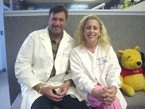 The childrens Dentists Dr Handel and Dr Joe Herman.